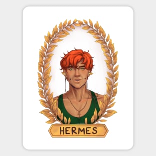 Hermes Greek God Modern Version Greek Mythology Magnet